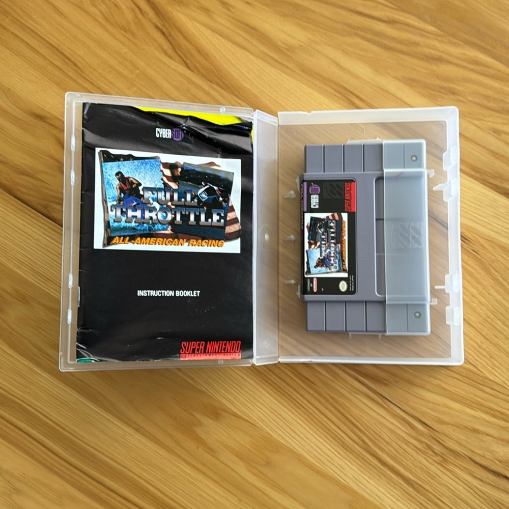 Full Throttle- All American Racing - Super Nintendo (SNES)